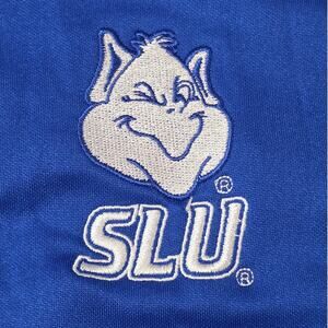 Nike St Louis University SLU Billikens blue short sleeve polo shirt - XL